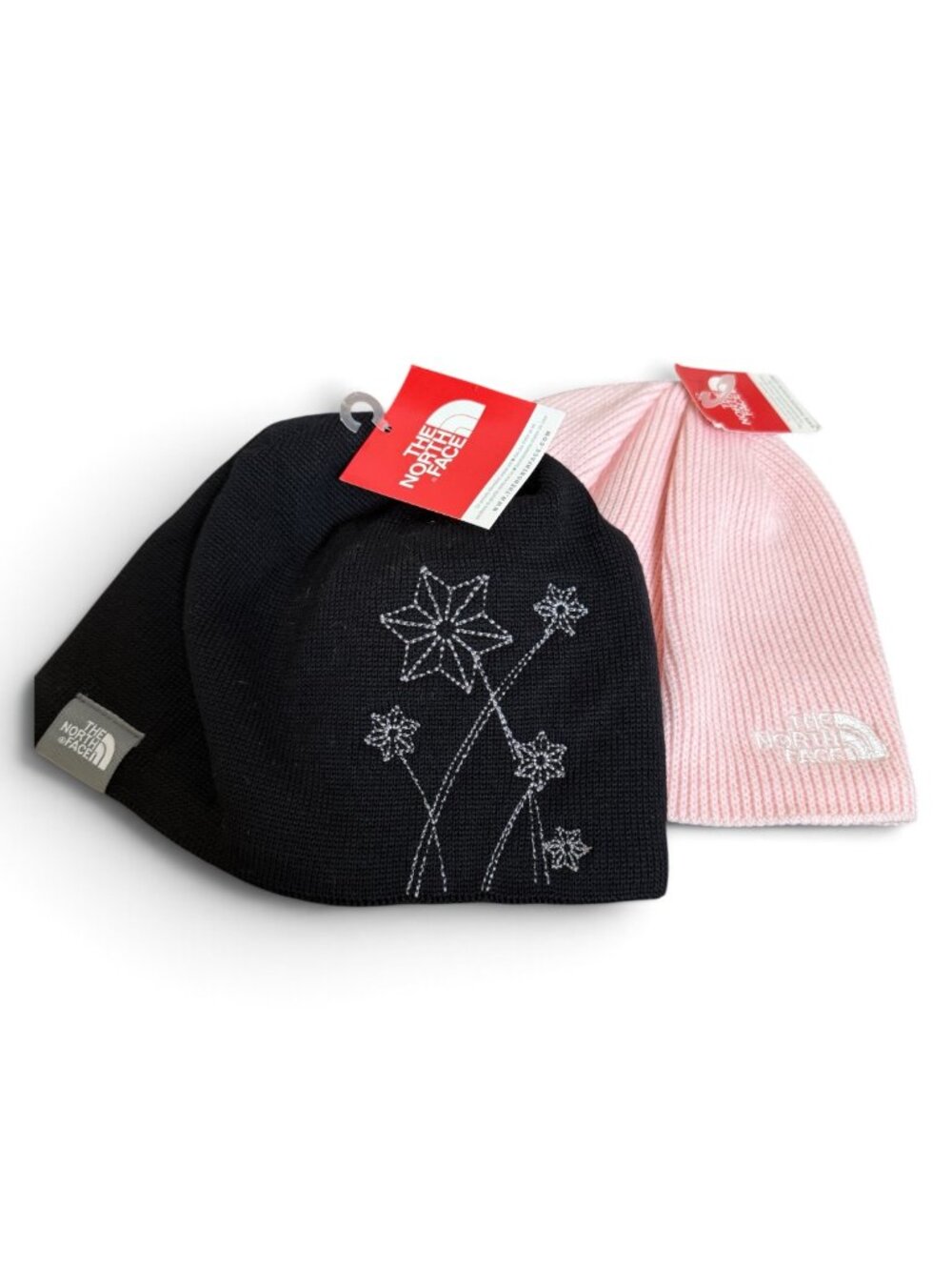 The North Face Beanies (2-pack) - OS - Black and Pink